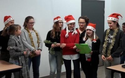 Ouest-France – Les collégiens de Daubié jouent les Pères Noël
