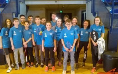 Finales de district badminton par équipes