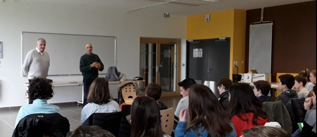 Rencontre avec le maire de Saint-Lumine-de-Coutais et Jules Jeanneau, historien local