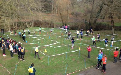 48 collégiens de Daubié aux championnats départementaux de course d’orientation !