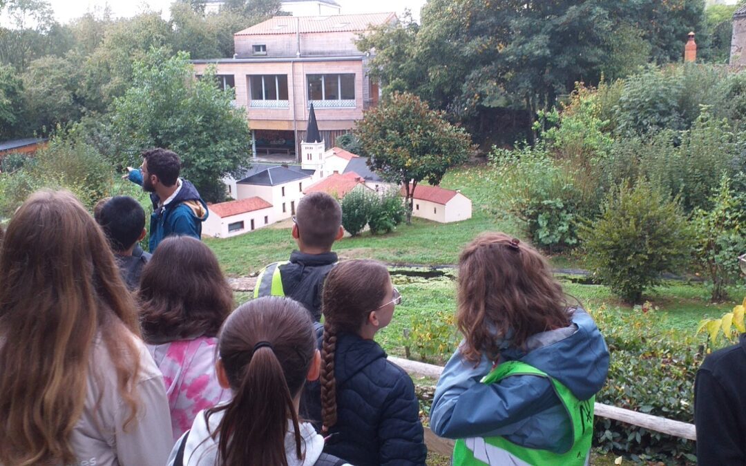 Les classes de 5è1 et 5è4 à la maison de l’eau de Corcoué sur Logne