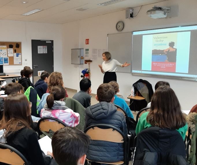 Rencontre avec l’écrivain Valentine GOBY pour les élèves de 5è1