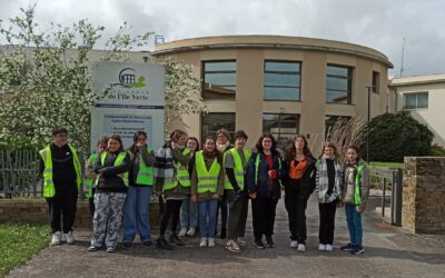 Des élèves de l’atelier tremplin 5ème à la rencontre des résidents de « l’Ile Verte »